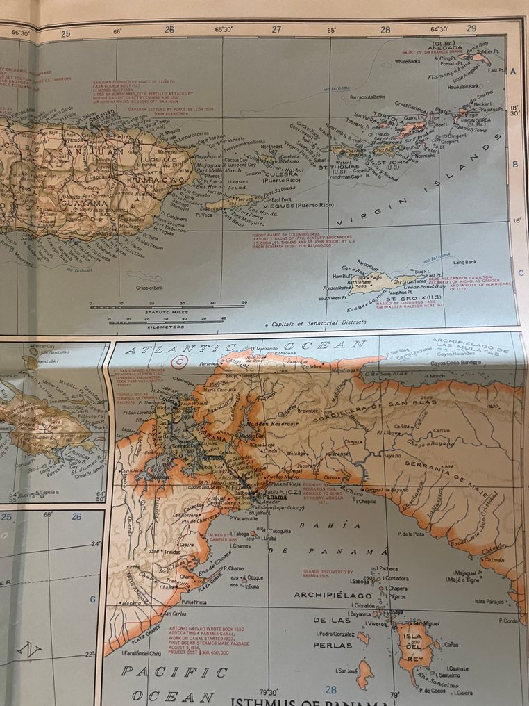 Ηνωμένες Πολιτείες - National Geographic — Μεξικό, Κεντρική Αμερική και Δυτικές Ινδίες (1939) — Γκρότε - Στρατιωτικά αξεσουάρ - 1939 #4.3