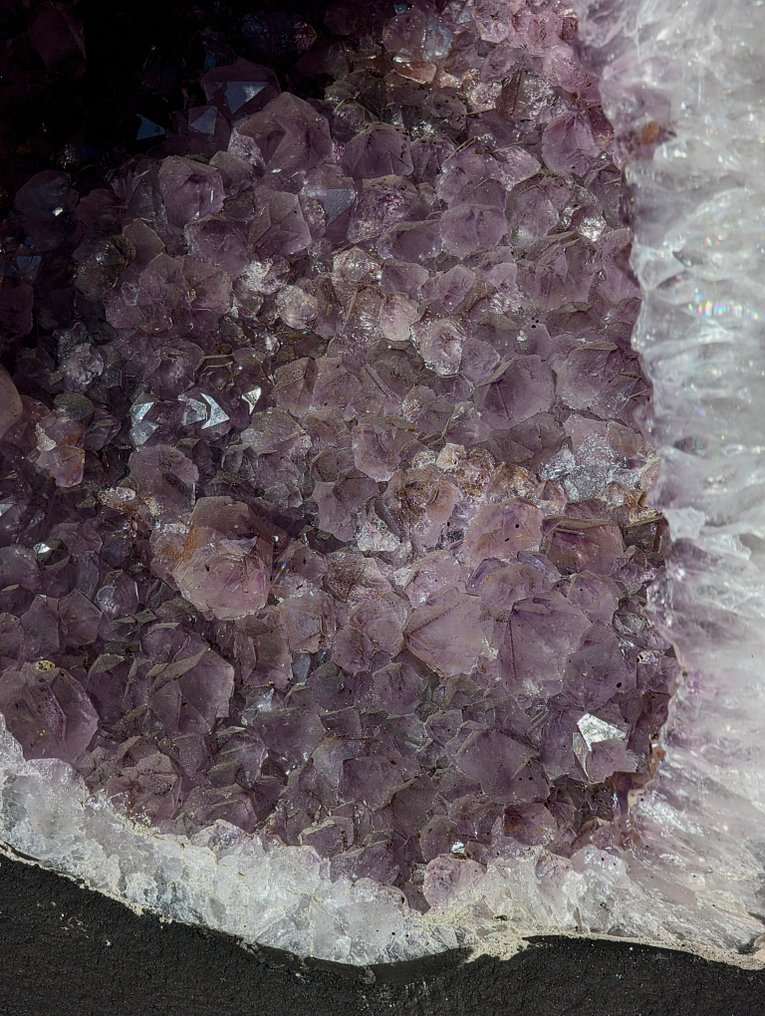27.6 Kg - Beautiful XL Natural Geode of Amethyst Quartz, polished surface Polished - Height: 44 cm - Width: 27 cm- 27.6 kg - (1) #4.3