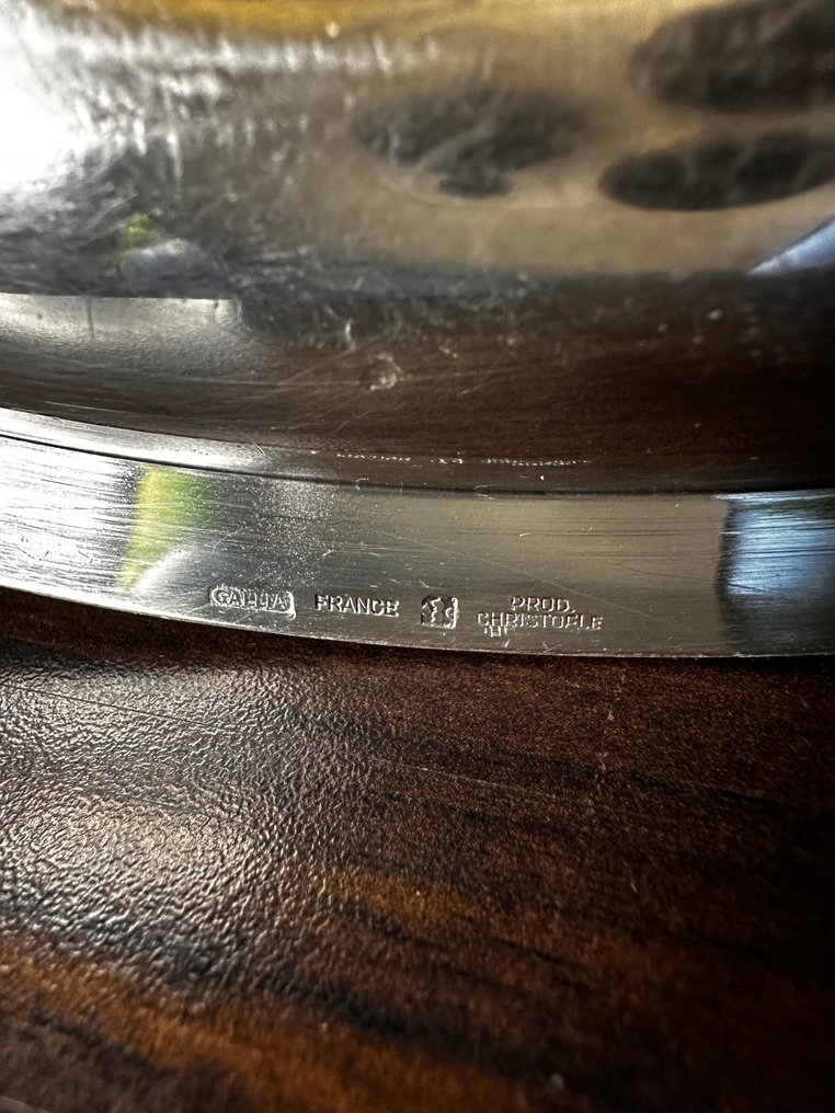 Christofle - Πιατάκι (2) - Επάργυρο #2.1