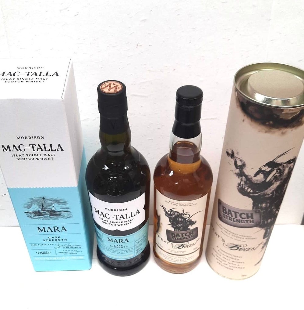 Morrison Mac-Talla Tara + Peat's Beast Batch Strength - 70cl - 2 bottiglie #1.0