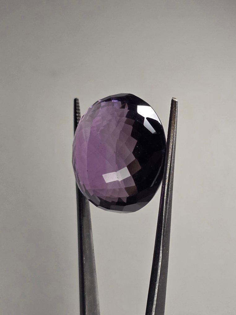 Fără preț de rezervă - 1 pcs  Purpuriu Ametist  - 40.14 ct - ALGT (Laboratorul pentru testarea pietrelor prețioase din Anvers) #4.3