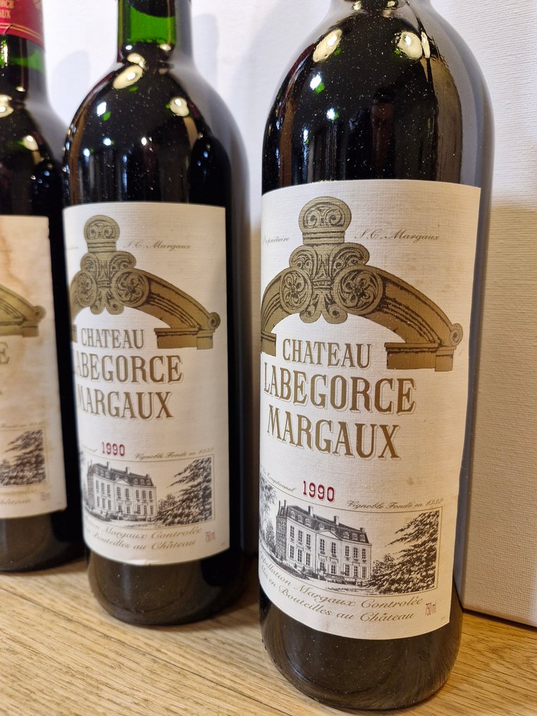 1990 Chateau Labegorce - Margaux - 3 Bottles (0.75L) #3.2