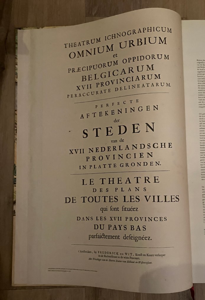 Ολλανδία - Πόλεις στην Ολλανδία και το Βέλγιο.; Frederick de Wit - Atlas de Wit - 1681-1700 #2.1