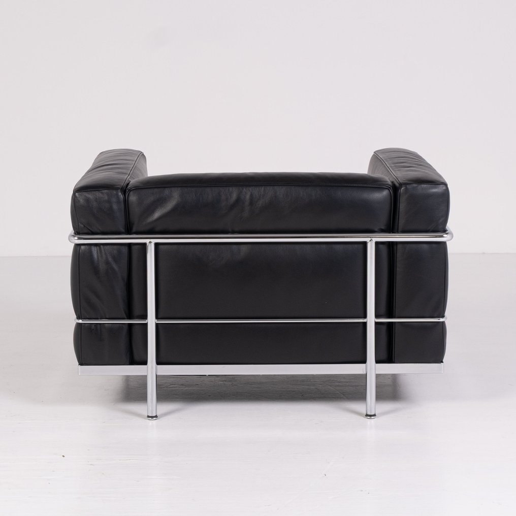 Cassina - Le Corbusier, Pierre Jeanneret, otte Perriand - 扶手椅子 - LC3 - 钢, 皮革 #4.3