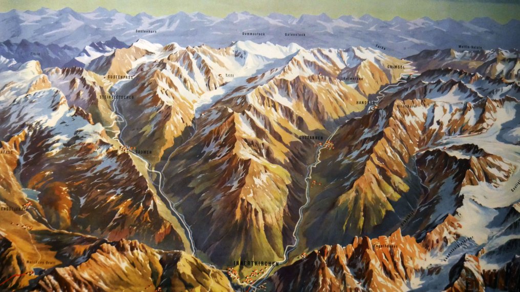 M. Bieder - Zwitserland: Berner Oberland: Brienz -Meiringen- Haslital - 1950s #4.3