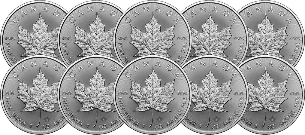 10 Troy Ounce - Ασημί .999 - Maple Leaf 2026 - 311 gram - fine silver #2.1