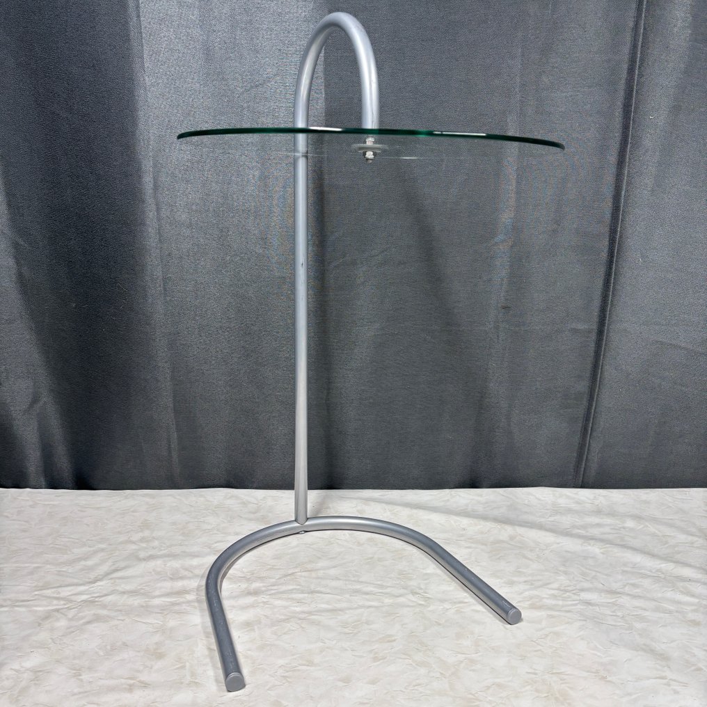 Table d'appoint - Verre, Métal - Vintage, table d'appoint #1.0
