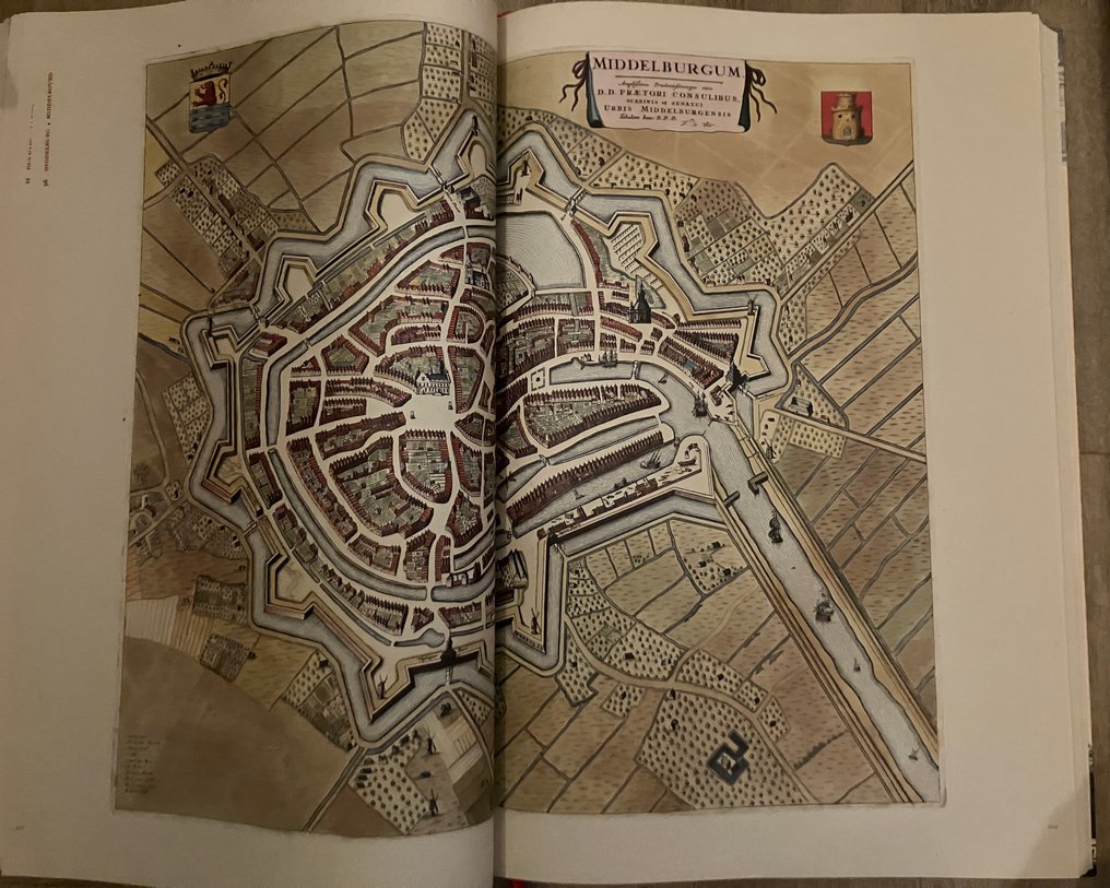 Ολλανδία - Πόλεις στην Ολλανδία και το Βέλγιο.; Frederick de Wit - Atlas de Wit - 1681-1700 #4.3