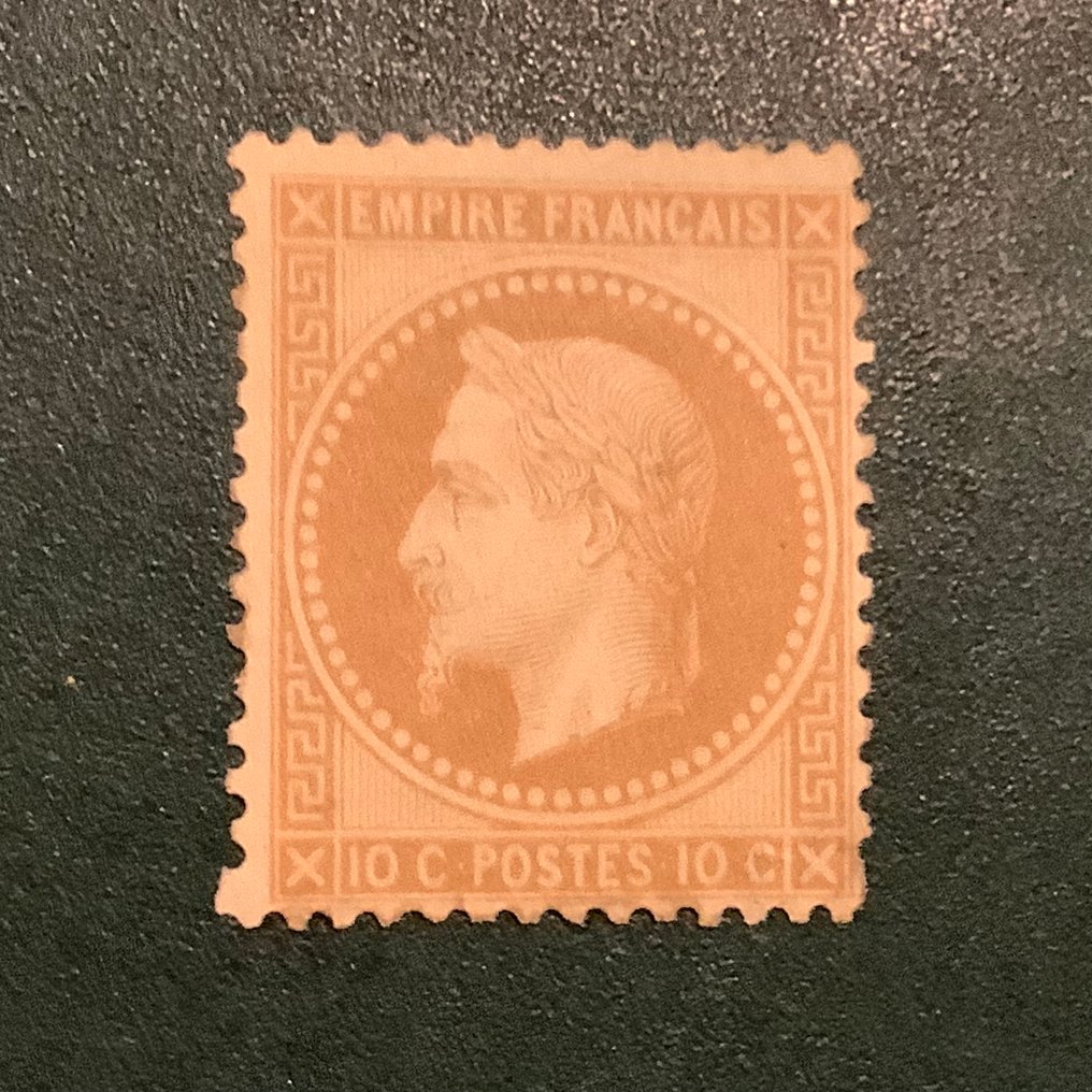 Frankrijk 1867 - 10 cent Napoleon Laure - Yvert 28A #1.0