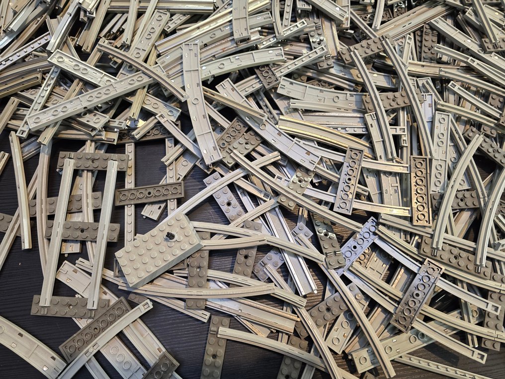 LEGO Pieces - Grote partij 12v trein rails #1.0