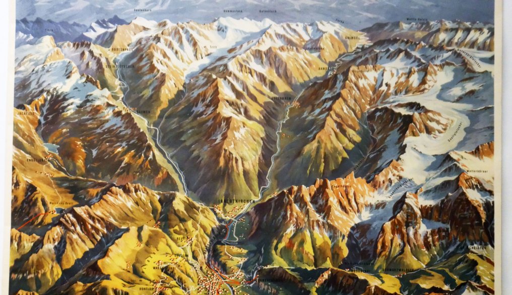 M. Bieder - Zwitserland: Berner Oberland: Brienz -Meiringen- Haslital - 1950s #2.1