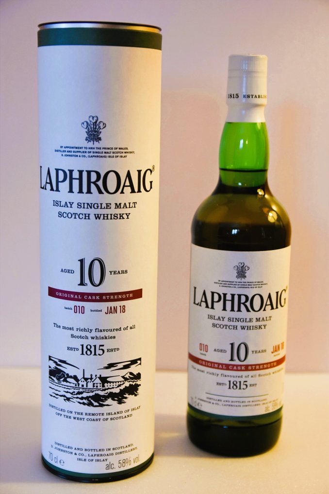 Laphroaig 10 years old Original Cask Strength Batch 010  - b. 2018  - 70厘升 #1.0