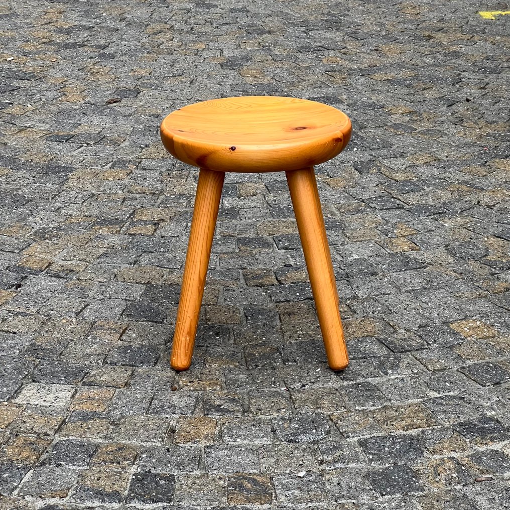 Sgabello - Legno, Pine - Nello Stile Charlotte Perriand #4.3