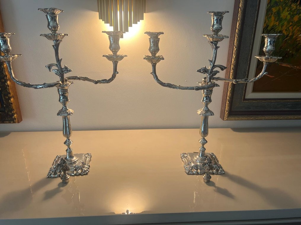 Valenti Spain - Candelabrum (2) - Ezüstözött #2.1