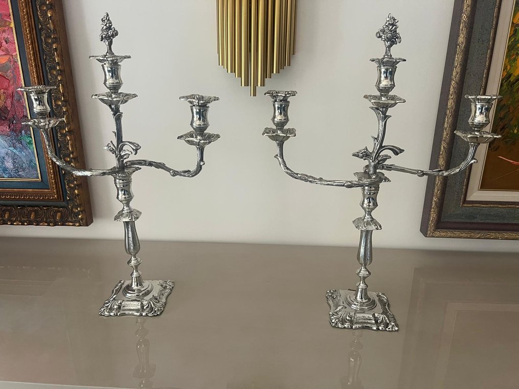 Valenti Spain - Candelabrum (2) - Ezüstözött #1.0