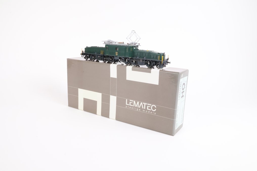 Lematec H0 - H0-202/5 C - Ηλεκτροκίνητη ατμομηχανή (1) - Messing krokodil Be 6/8 III 13317 - SBB-CFF #1.0