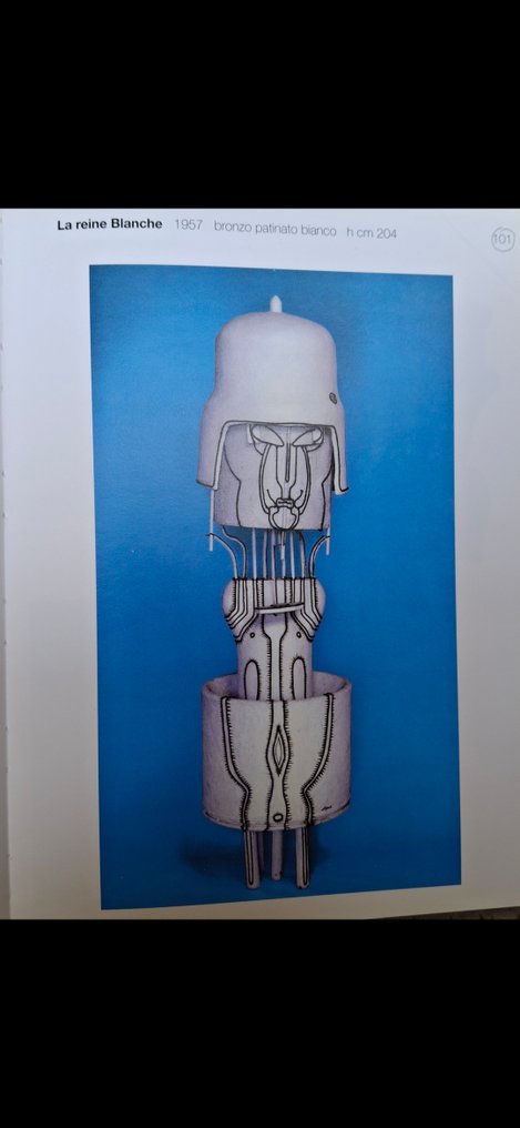 Christian D'Orgeix - Cristian D'Orgeix (1927-2019) - Skulptur, Le Reine Blanche - 204 cm - Bronze - 1957 #1.0