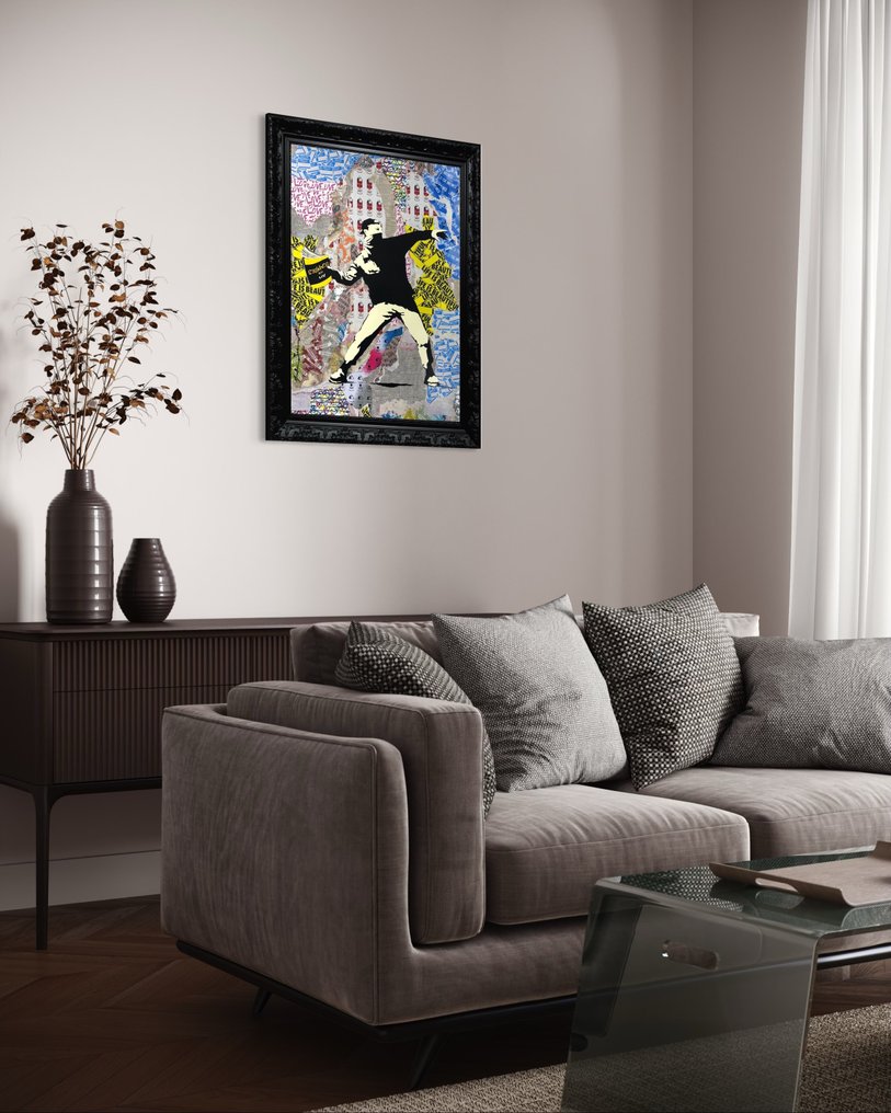 Mr Brainwash (1966) - Banksy thrower (UNQ 1/1) #3.2