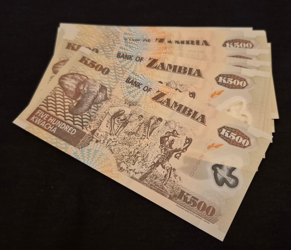 Ζάμπια. - 100 x 500 Kwacha 2003 - Pick 39d (χωρίς τιμή ασφαλείας) #2.1