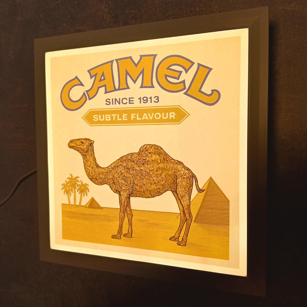 Camel - Tablica reklamowa Camel - Znak podświetlany - Plastik, Stal #3.2