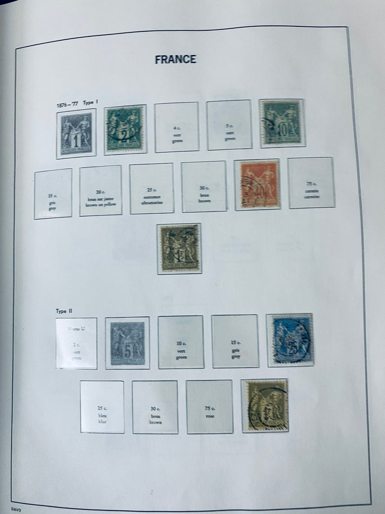 France 1849/1982 - Extensive France Collection in Davo Album #4.3