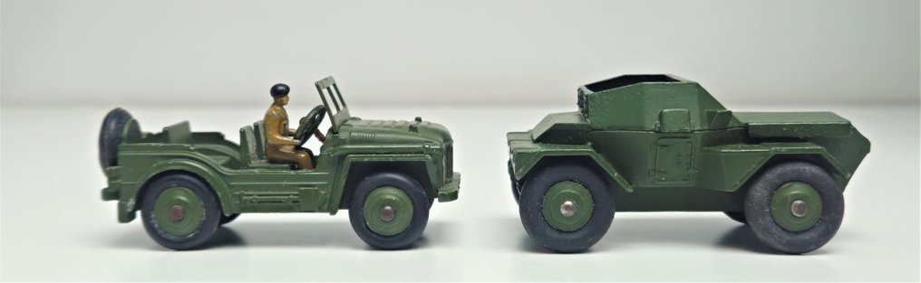 Dinky Toys - Model pojazdu wojskowego  (2) - Austin Champ et Scout Car - Każde opakowane #1.0