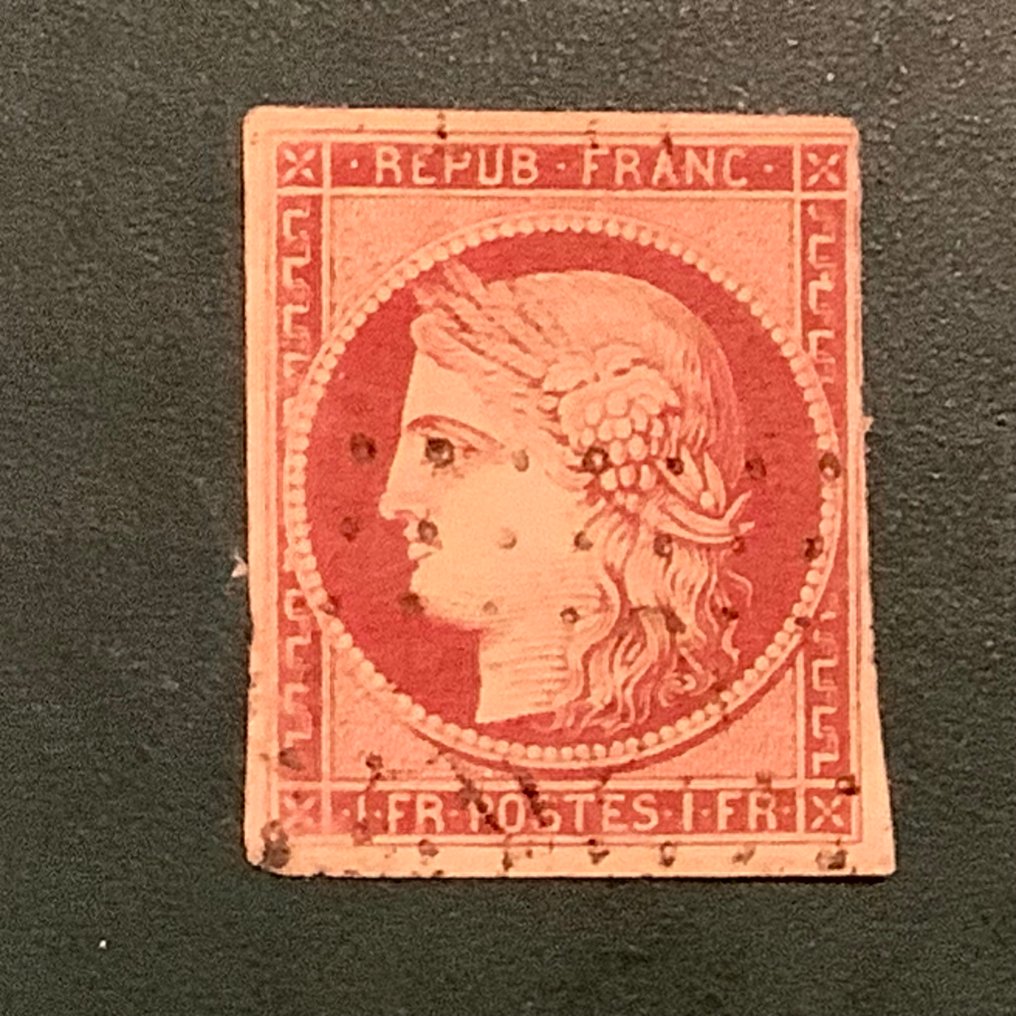 França 1849 - 1 Fr Ceres - Yvert 6 #1.0