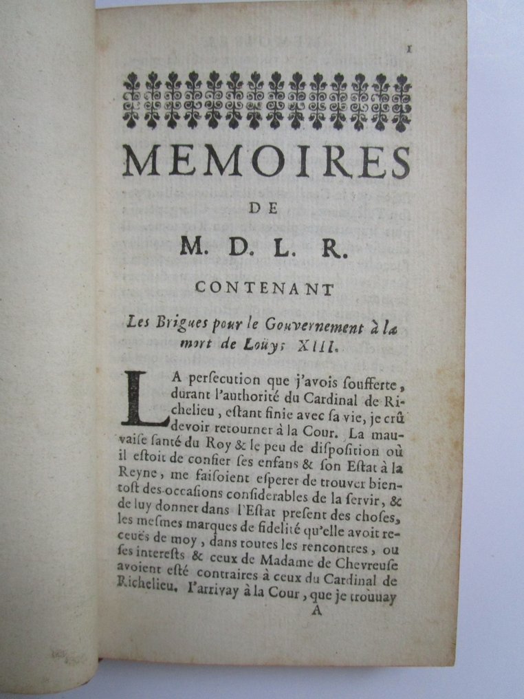 Duc de la Rochefoucauld - Memoires de M. D. L. R. - 1662 #3.2