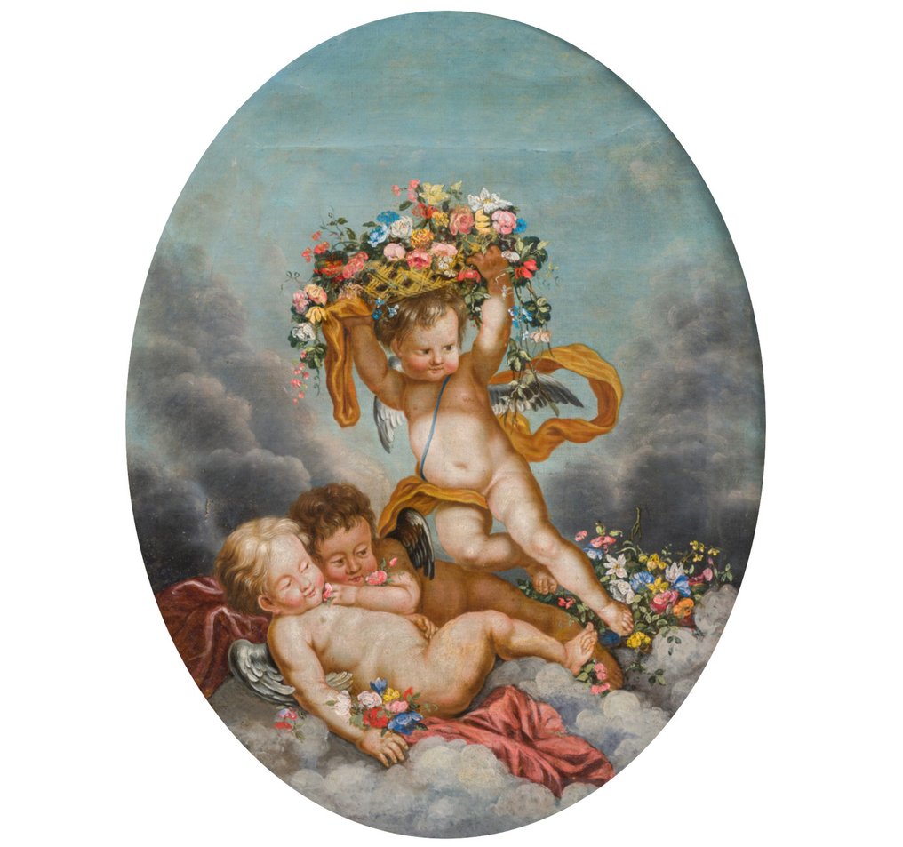 European school (XIX) - Allegorie van de Lente #1.0