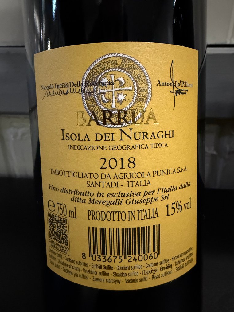 2018 Barrua - Sardinia IGT - 3 Bouteilles (0,75 L) #2.1