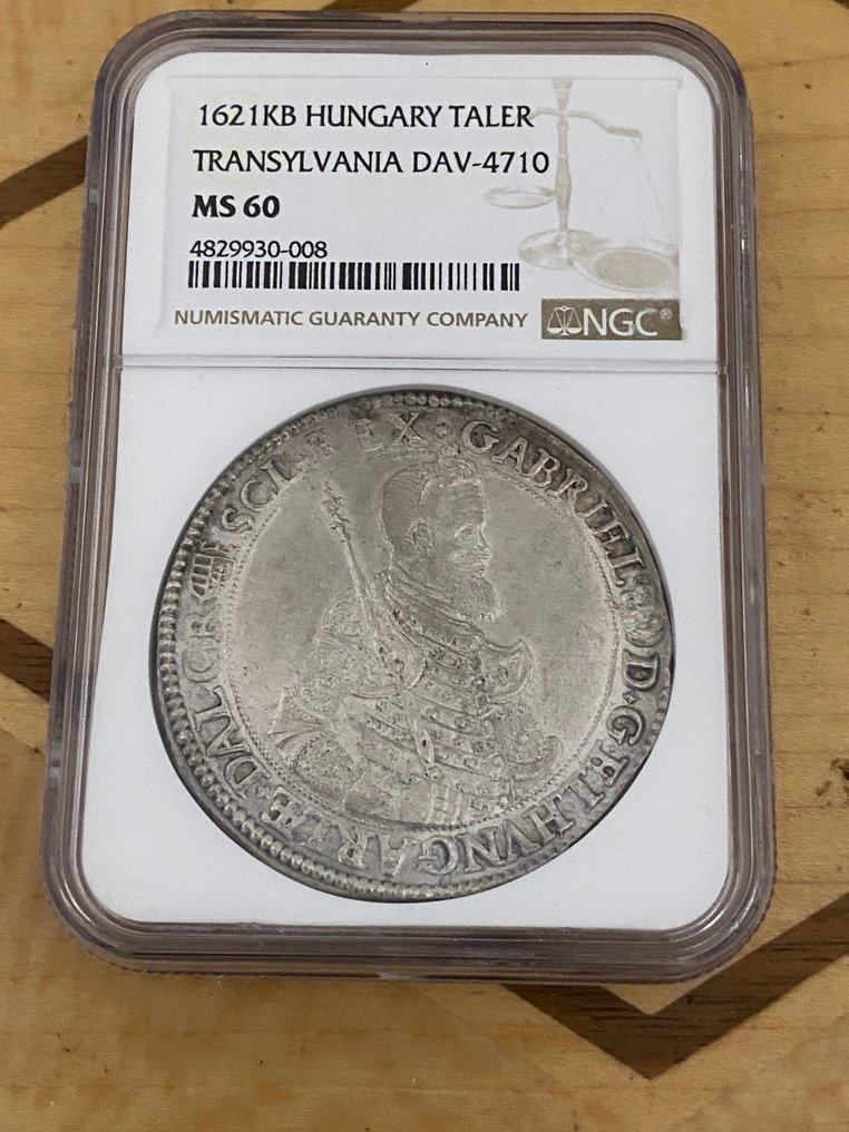 Ουγγαρία, Τρανσυλβανία. Gabriel Bethlen. Thaler (taler) 1621 / MS60 #3.2