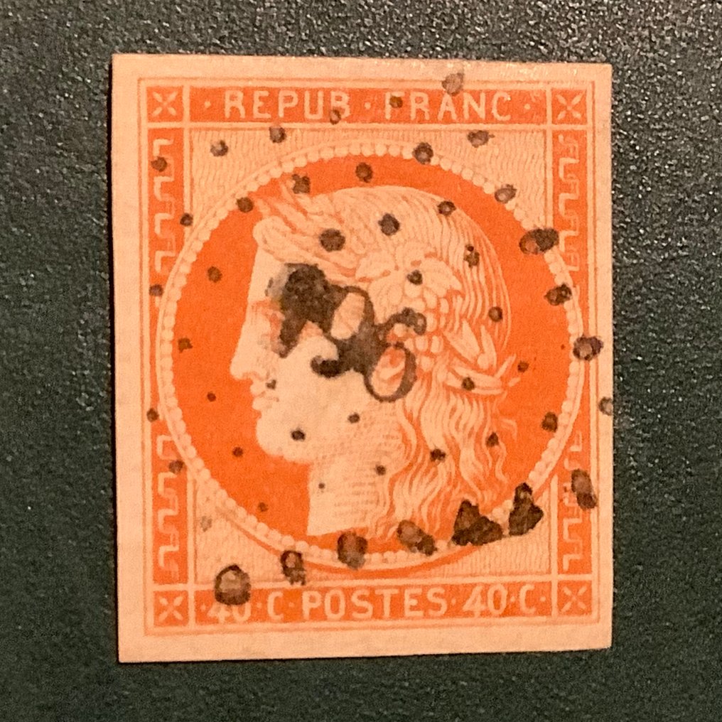 Frankrijk 1850 - 40 cent Ceres met goede marges - Yvert 5 #1.0