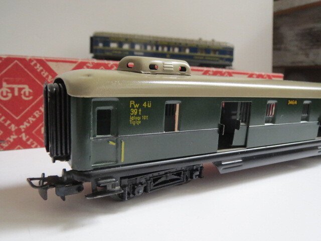 Märklin H0 - 346/2J en 346/4 - 模型火車車廂 (2) - 两个所谓的“Schürzenwagen” - DB #2.1