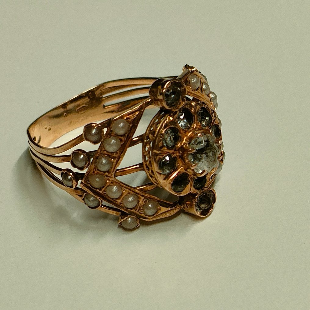 χωρίς τιμή ασφαλείας - Δαχτυλίδι - 14 καράτια Κίτρινο χρυσό #1.0