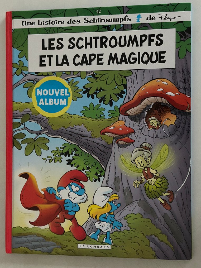 Les Schtroumpfs T42 - Les Schtroumpfs et la cape magique + dédicace - C - 1 Album - 第一版 - 2024 #2.1