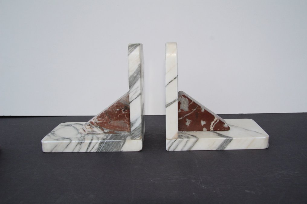Bookends (2) - Marble - Art Deco #1.0