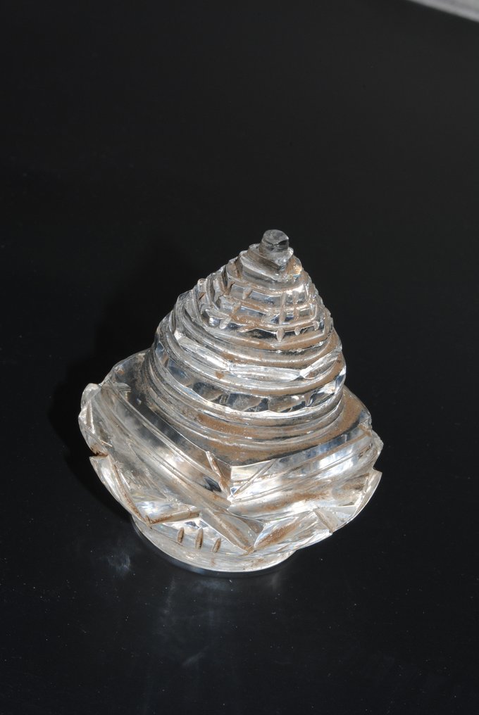 Παλαιότερη σούπα από κρύσταλλο, ύψος 6,4 εκ., 165 γραμμάρια - Νεπάλ - 20th century #2.1