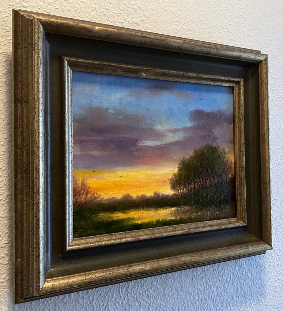 R. de Beeld (XX) - Landschap bij schemering #3.2