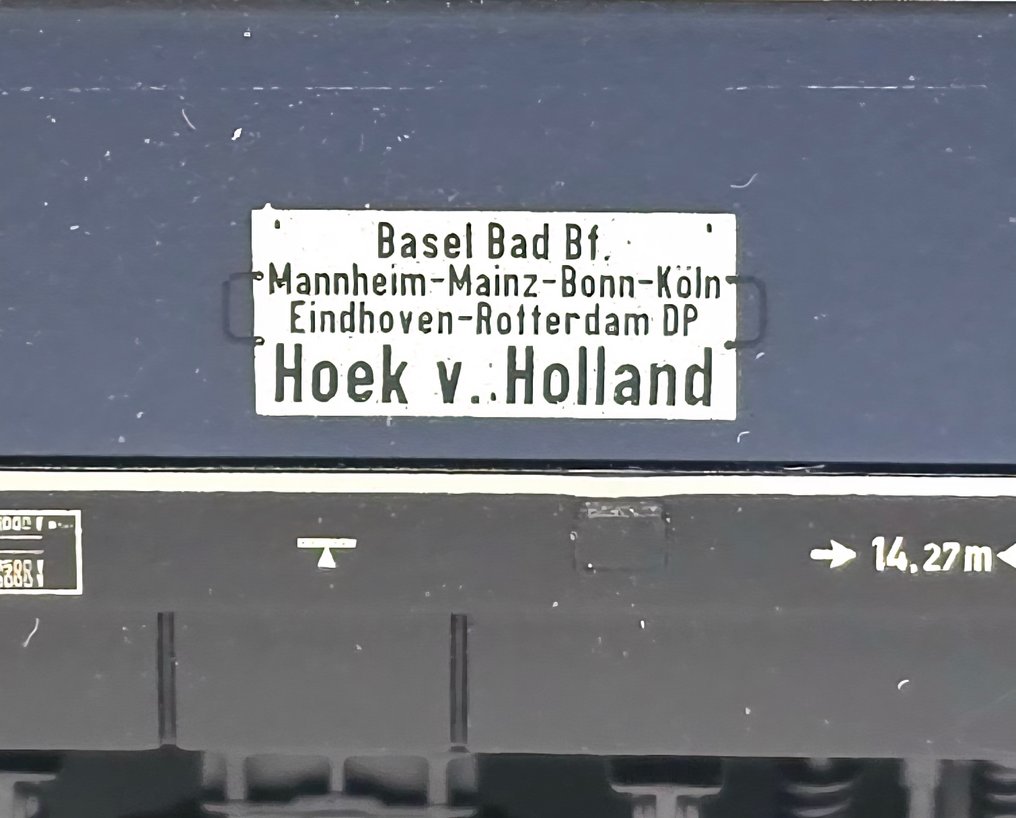 Märklin H0轨 - 43237 - 模型火车客运车厢套装 (1) - 设置高速列车车厢“Rheingold” - DB #1.0