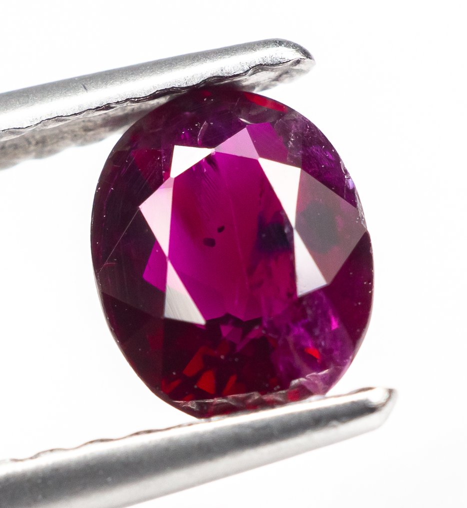 No Reserve Price Ruby - 1.00 ct - Lotus Gemology - Vivid Intense Red (Burma) #2.1