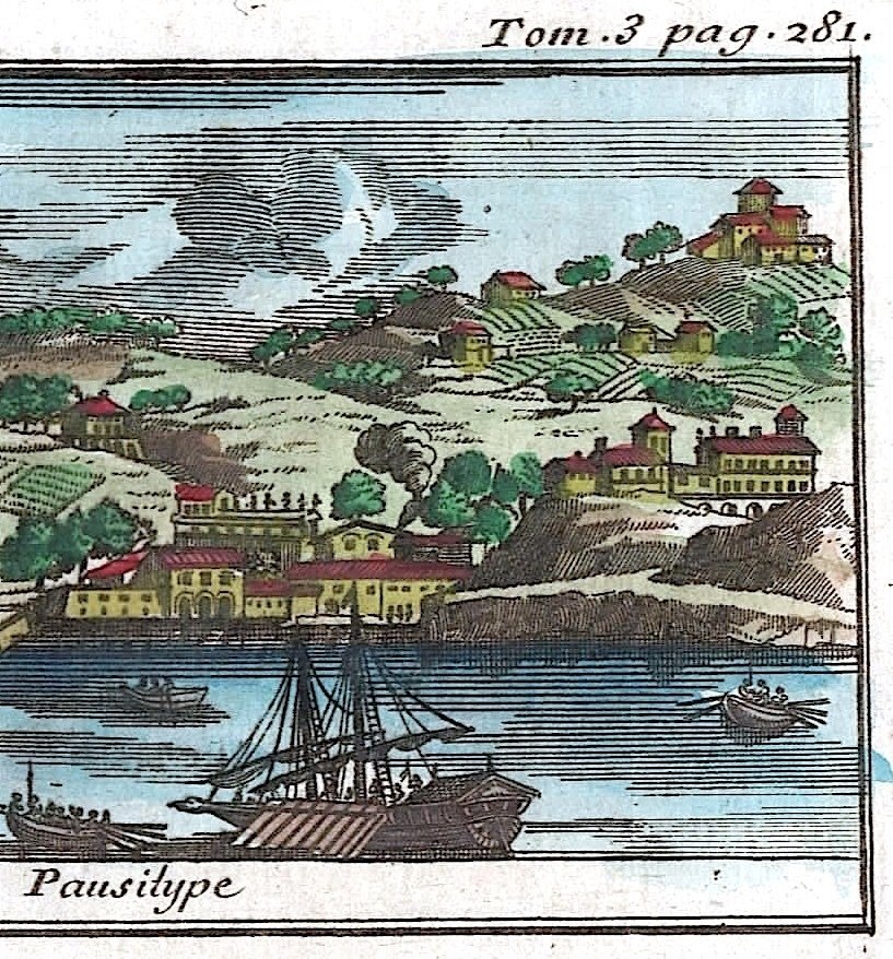 Ιταλία - Νάπολη, Posillipo; Rogissart - Mont Pausilype - 1701-1720 #2.1