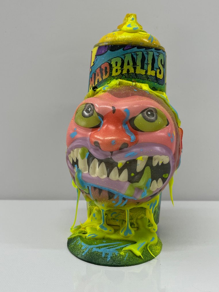 Alvin Silvrants (1979) - Madballs Wolf Breath spray can - art statue #1.0
