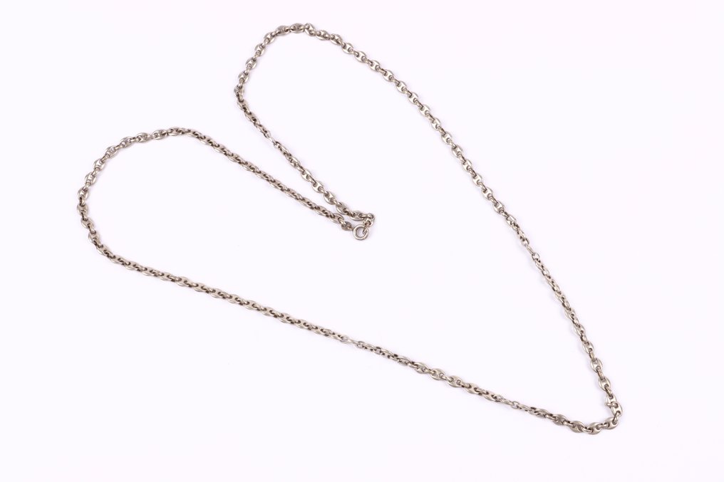 χωρίς τιμή ασφαλείας - Κολιέ Ασημί - σύνδεσμοι κόκκων καφέ #3.2