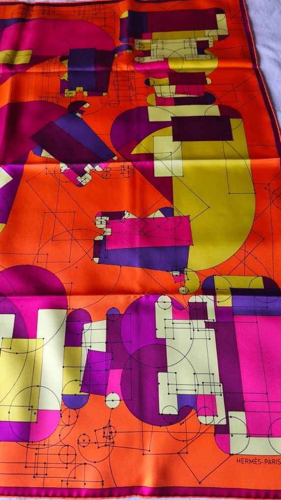 Hermès - ÉCHEC AU ROI by Benoît-Pierre Emery. Neuf - Foulard #3.2