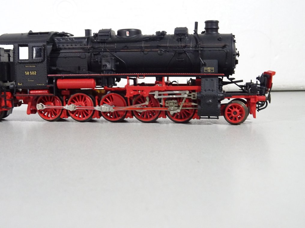 Roco H0 - 43203 - Locomotiva com vagão de carvão (1) - Locomotiva a vapor BR 58 502, DRG - DRG #3.2