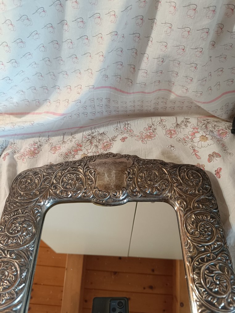 Bordspejl - .925 sølv - Argento 925 Stempel 160gr #3.2