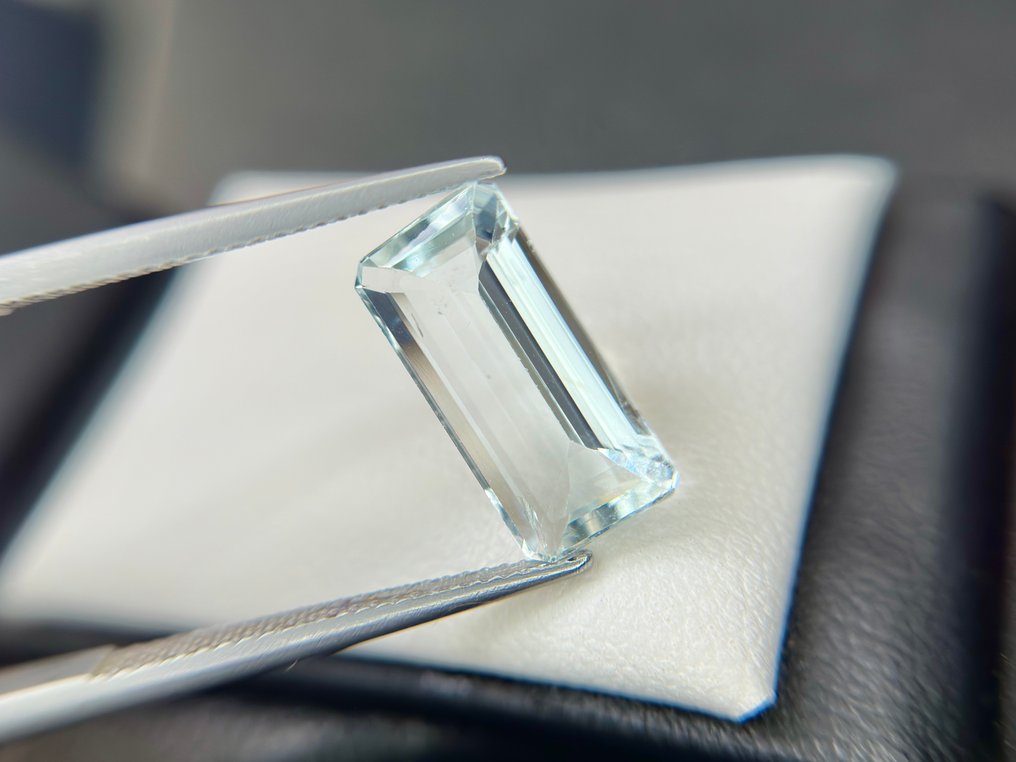 沒有保留價 - 1 pcs 藍色 海藍寶石 - 4.04 ct - 國際有色寶石協會 (ICA GemLab) - 海水海蓝宝石 #3.2