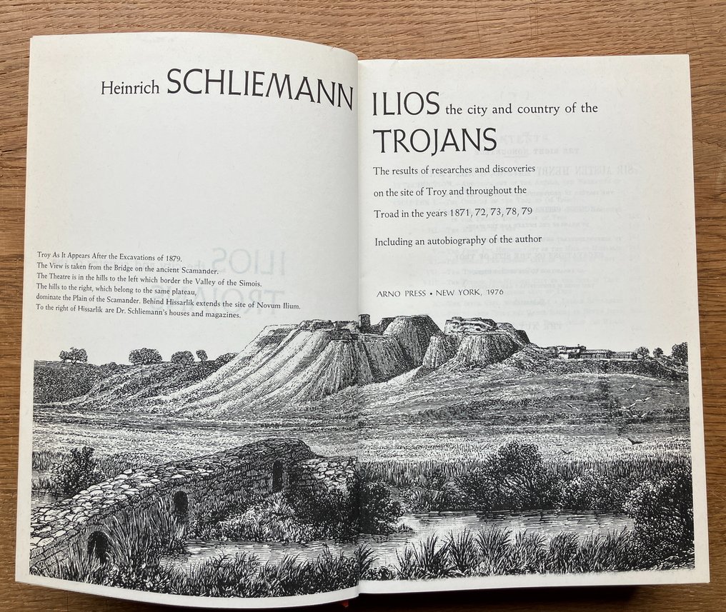 Schliemann, Henry - Ilios the City and Country of the Trojans researches and discoveries on the site of Troy in 1871, - 1976 #3.2