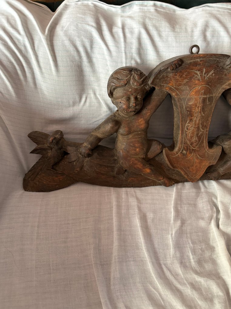 墙面装饰 - 意大利 - Putti - 83 厘米 - 4 公斤 #4.3