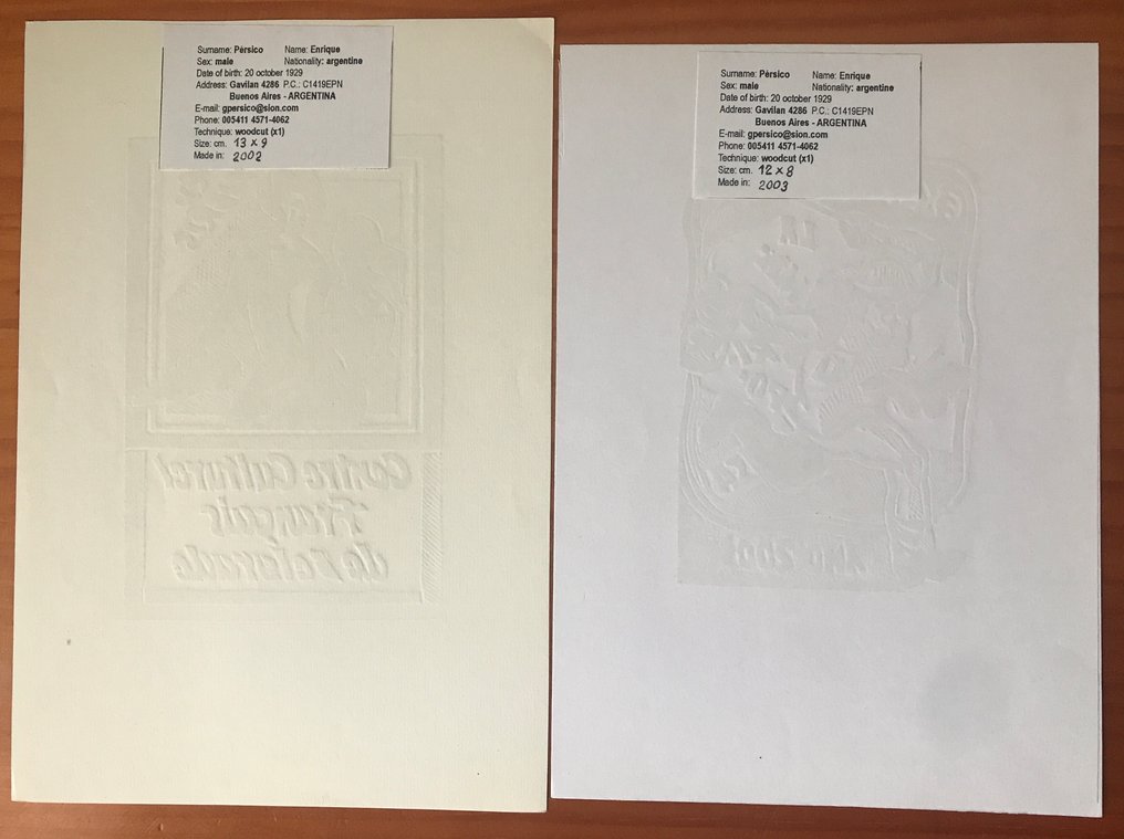 Lot with 30 varied ex-libris & engravings. Large format exlibris - 藏书票 #1.0